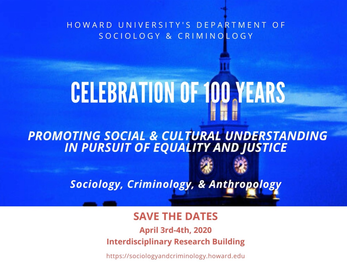 Department Of Sociology And Criminology | Howard University Department ...